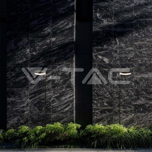 2W LED Sollar Bollard Lamp IP44 3000K - 8