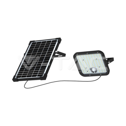 Foco Proyector Solar LED 30W LiFePo Batería 3.7V Negro 4000K - 5