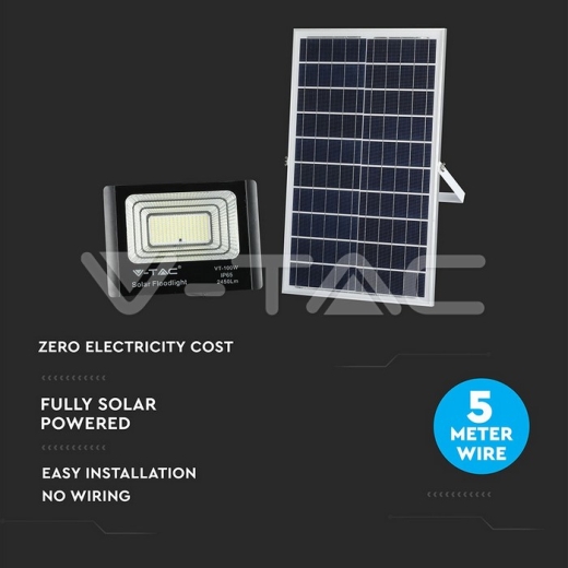 Panel solar 35Wcon Proyector de LED 4000K - 8