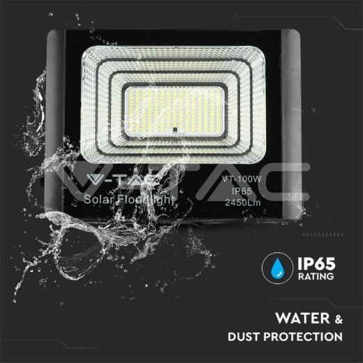 Panel solar 35Wcon Proyector de LED 4000K - 9