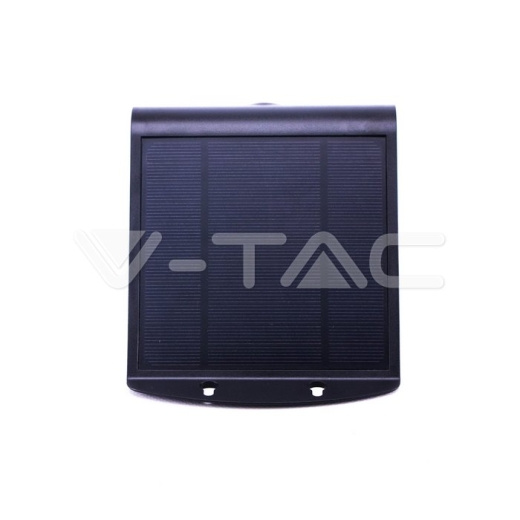 3W LED Solar Wall Light 3000K+4000K Black Body - 3