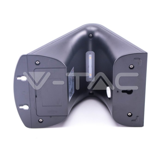 3W LED Solar Wall Light 3000K+4000K Black Body - 4