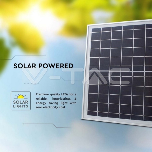 Foco Proyector Solar LED 35W 6400K Cuerpo Blanco - 8