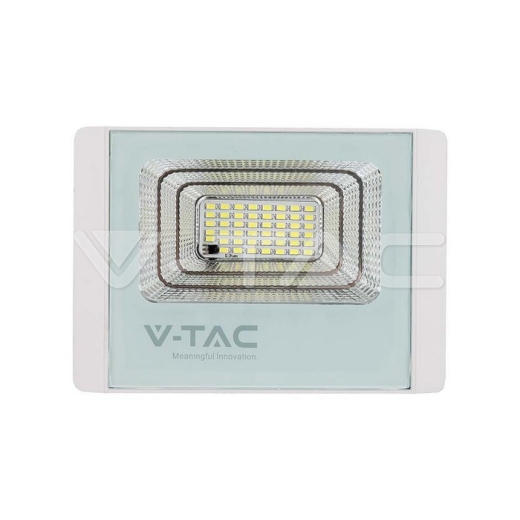 Foco Proyector Solar LED 40W 4000K Cuerpo Blanco - 2