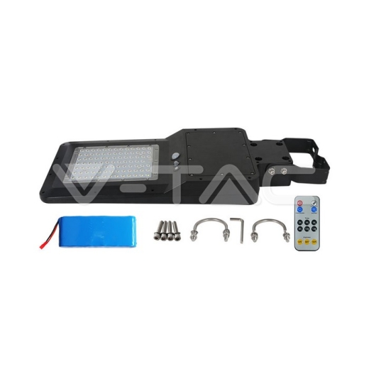 40W LED Solar Street Light Black Body 4000K 120lm/W - 6