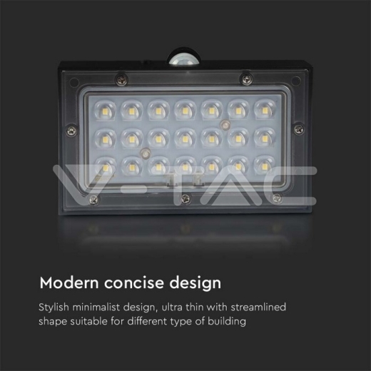 Aplique solar LED 3W Sensor 4000K, 3000K Cuerpo negro - 6