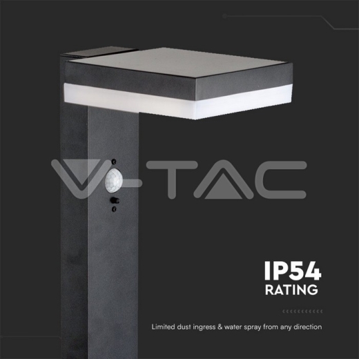 Lámpara solar del bolardo de 5.5W LED con el sensor Pir y la batería 2200MA LI 3.7V - 6