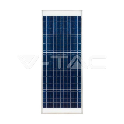 Farola Solar 300W LED Panel solar 40W 4000K Aluminio + PC - 2