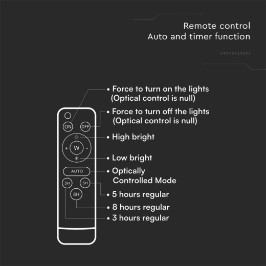 6W LED Solar Floodlight 6400K - 12