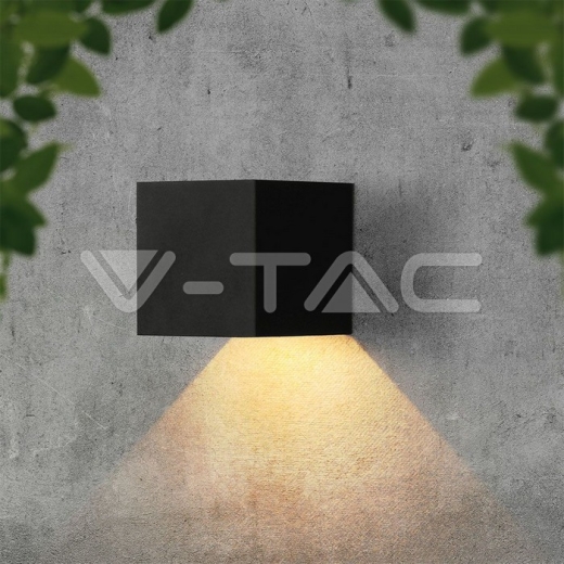 9W COB LED Solar Wall Light Battery 1x2600mAh 16HRS 4000K Black Body IP65 - 11