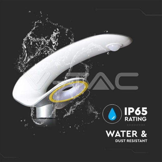 Lámpara LED solar de jardín 20W PIR Sensor Control RF 4000K - 11