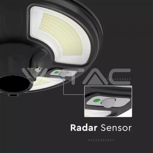 Luz de jardín solar LED 10 W Sensor 6500K IP65 control remoto Función temporizador - 14