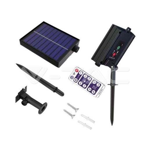 Guirnalda LED Solar Bombilla 0.5W 12m. con control remoto - 7