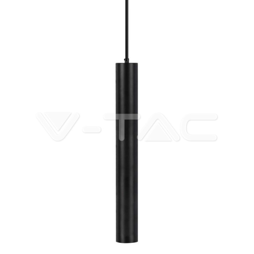 1xGU10 Hanging Pendant Black D:60x500mm - 2