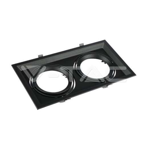 Aro 2 x AR111 negro - 4