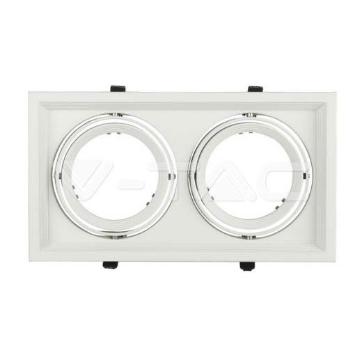 2 x AR111 Soporte Blanco - 5