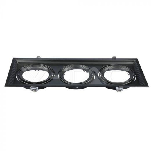 Aro 3 x AR111 negro - 3