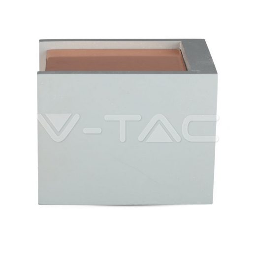 GU10 Fitting Concrete Surface Matt Rose Gold Bottom Square - 6