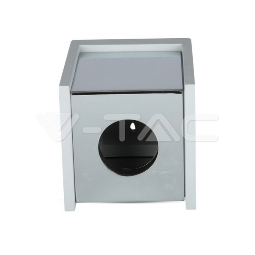 GU10 Fitting Concrete Surface Chrome Bottom Square - 4