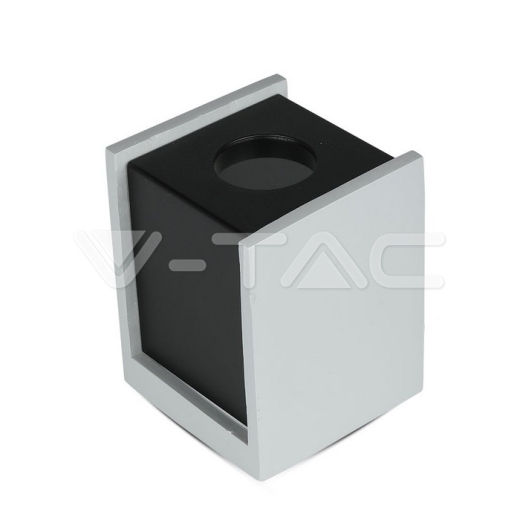 GU10 Fitting Concrete Surface Gun Black Bottom Square - 1
