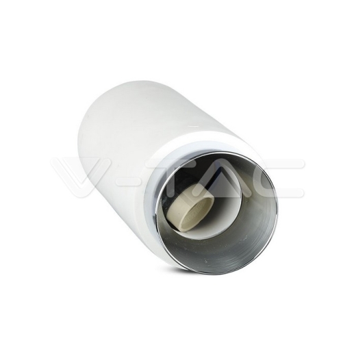 GU10 Fitting de superficie yeso con base de cromo - 3