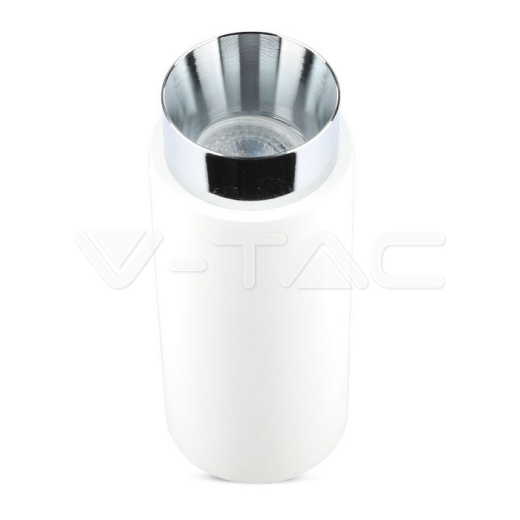 GU10 Fitting de superficie yeso con base de cromo - 4