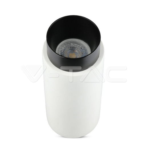 GU10 Fitting Gypsum Metal Gun Black Bottom - 4