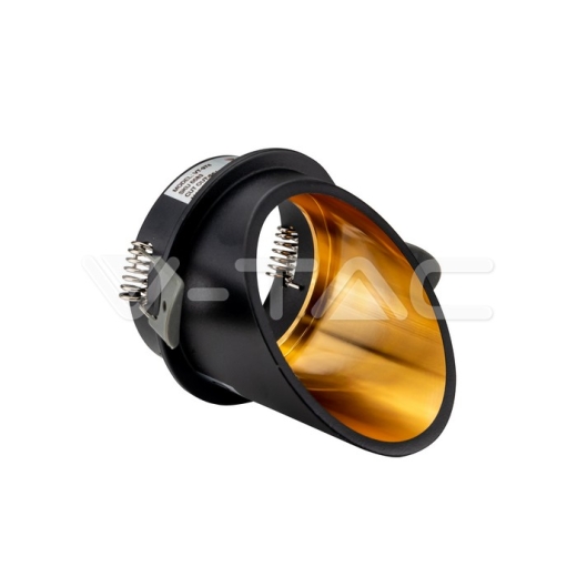 Aro GU10 redondo negro - 3