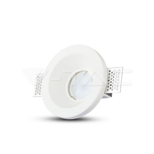 GU10 Fitting Round White - 2