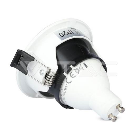 Aro GU10 redondo blanco & negro - 7