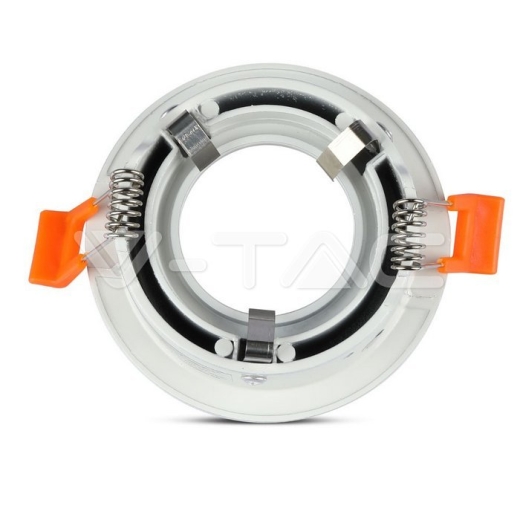 GU10 Fitting redondo blanco - 5