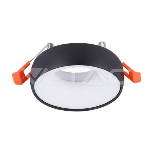 GU10 Fitting Round White Frame, White Reflector - 1