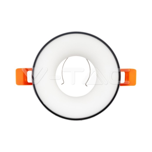 GU10 Fitting Round White Frame, White Reflector - 3