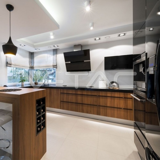 Aro GU10 redondo blanco & blanco - 10