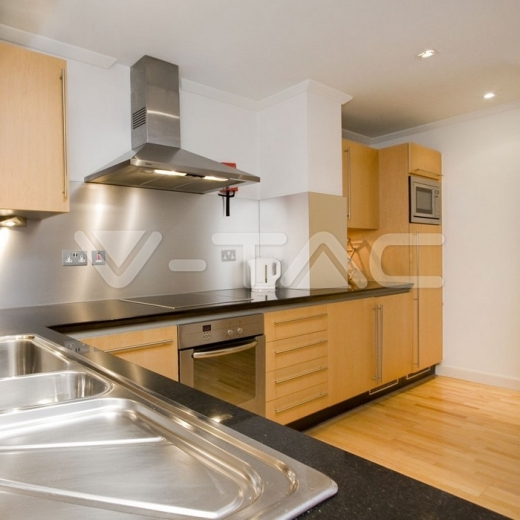 GU10 Soporte Cuadrado Yeso Blanco 121 x 121 mm - 9