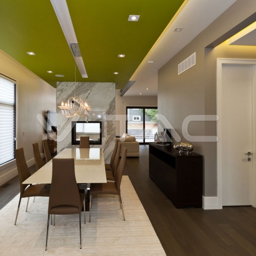 GU10 Fitting Square Gypsum White - 8