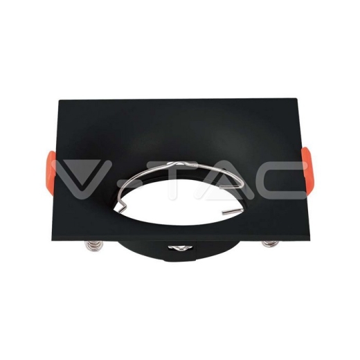 GU10 Fitting Square Black - 1