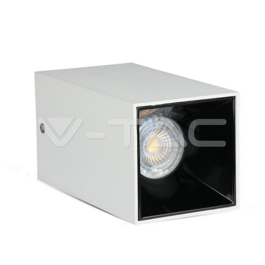 GU10 Fitting Square White & Black - 5