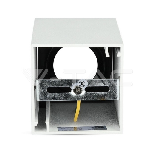 GU10 Fitting Square White & Black - 6