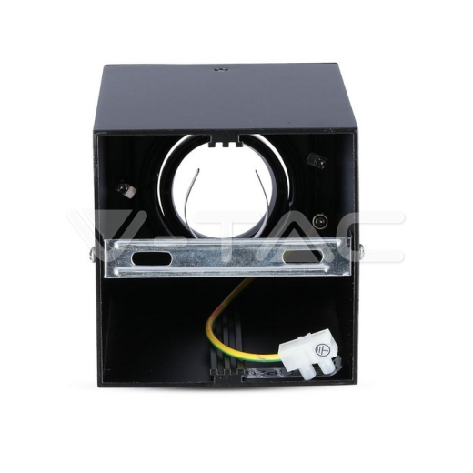 GU10 Fitting Surface Square Black - 6