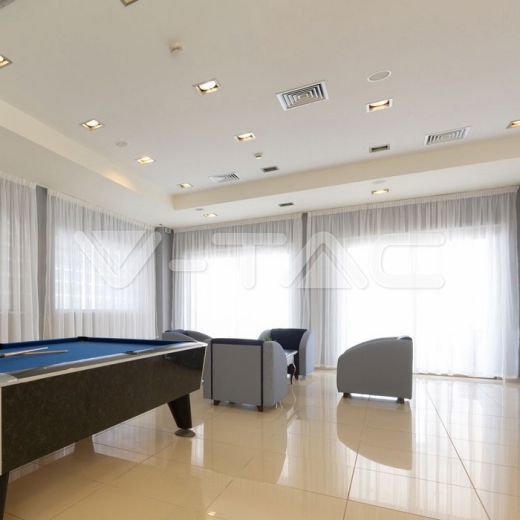 GU10 Fitting blanco+negro cuadrado - 8