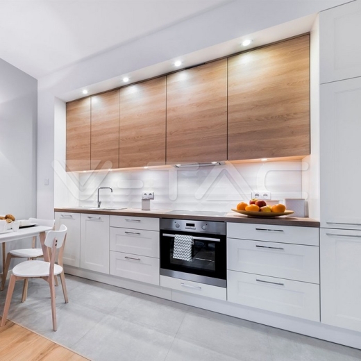 Aro GU10 blanco+oro redondo - 8