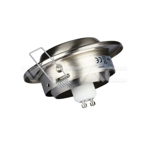 GU10 Housing Changing Angle Round Satin Nickel - 5