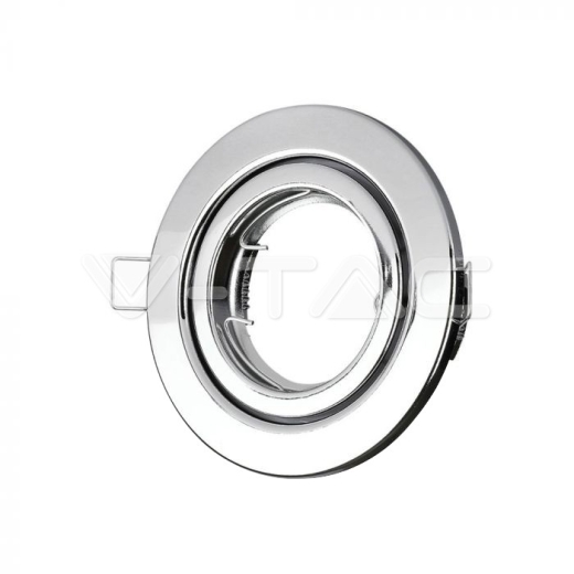 GU10 Housing Round Chrome - 1