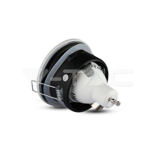 GU10 Housing Round Satin Nickel - 4