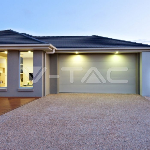 GU10 Housing Round Satin Nickel - 8