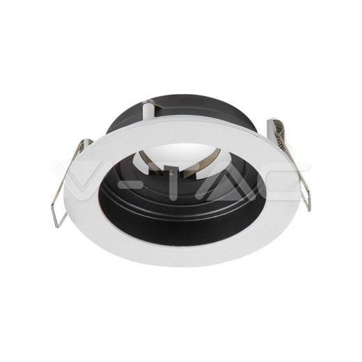 GU10 Housing Round White - 2