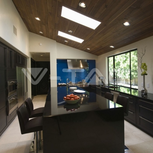 GU10 Housing Round Satin Nickel - 9