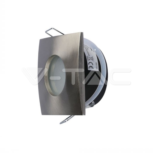 GU10 Housing Square Satin Nickel - 3