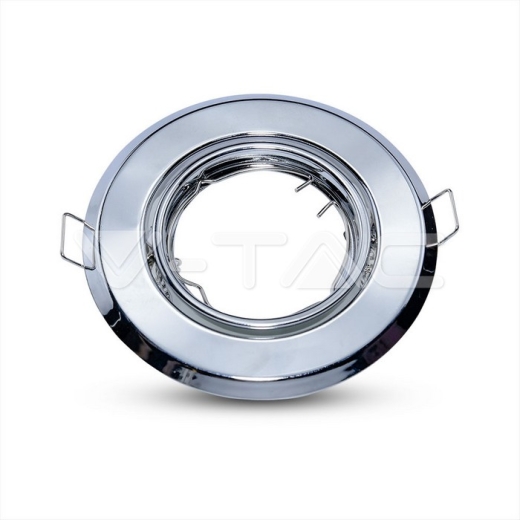 GU10 Spotlight Fitting Round Chome 2pcs/box - 5